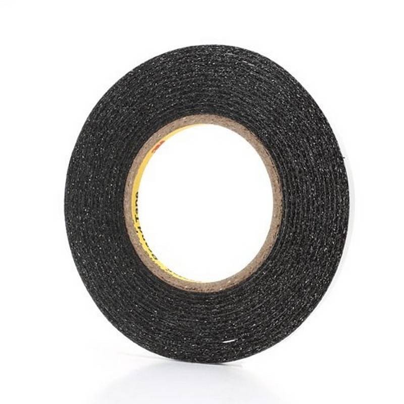 Cinta adhesiva preta extrafina 3M de 6mm de ancho 