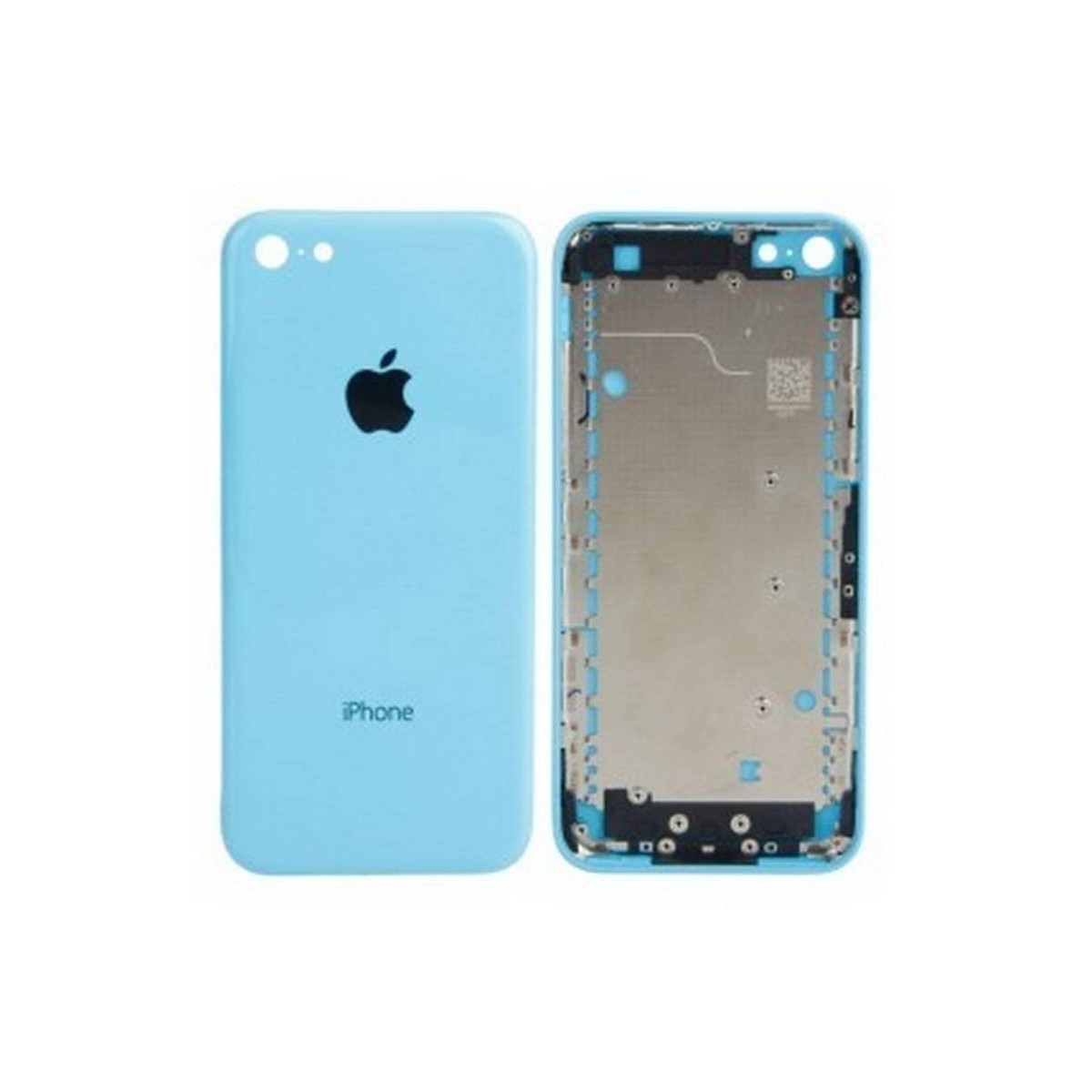 tapa carcasa trasera para iphone 5c en color azul