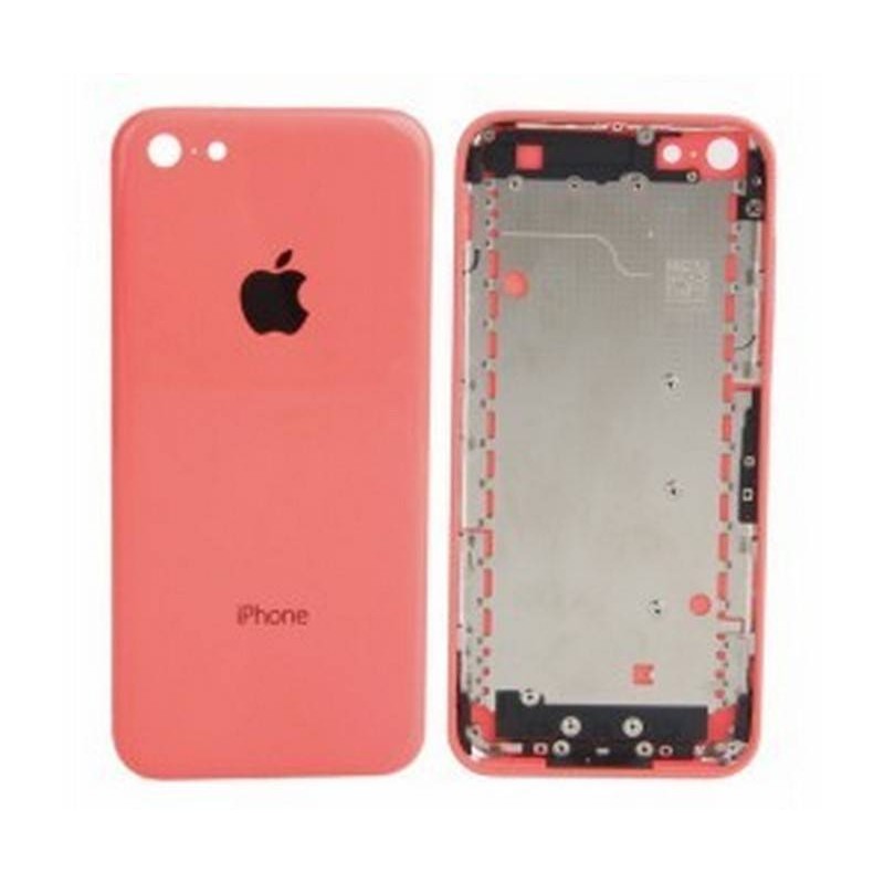 tapa carcasa trasera para iphone 5c en color rosa