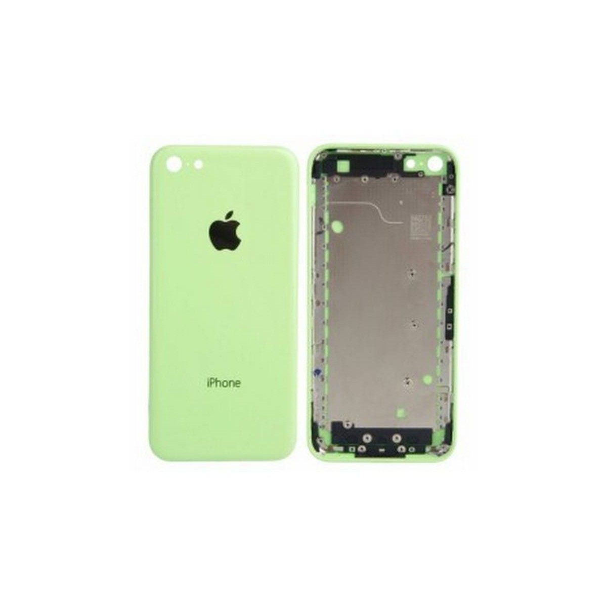 tapa carcasa trasera para iphone 5c en color verde