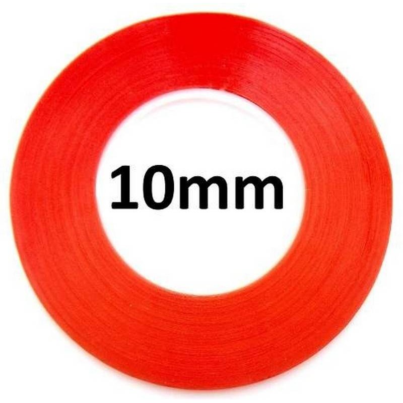 Cinta Adhesiva Doble Cara Transparente 10mm 50m