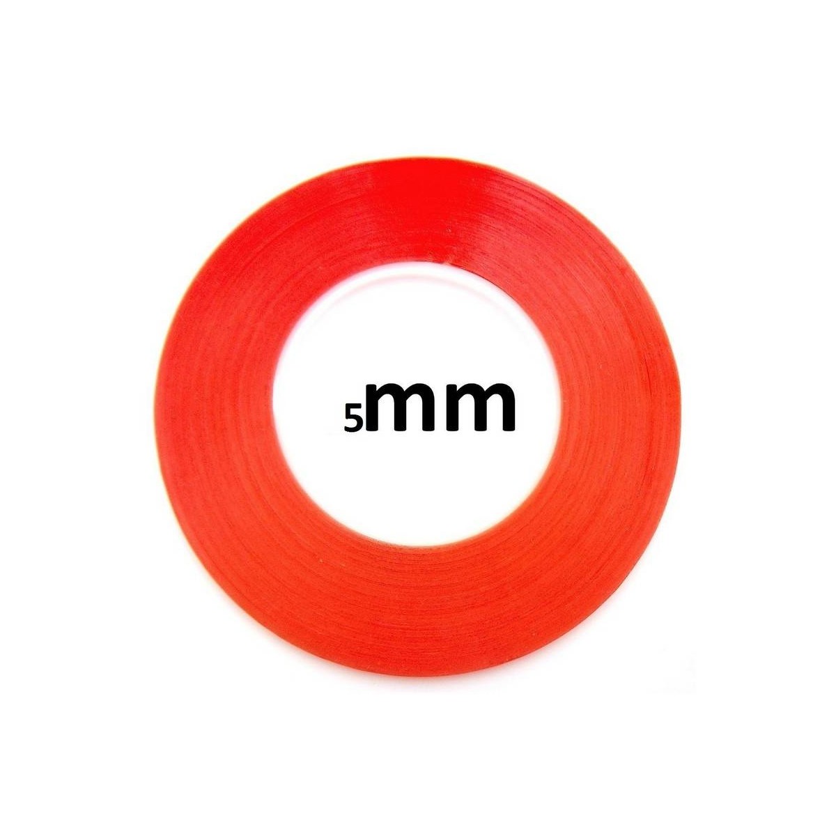 Cinta Adhesiva Doble Cara Transparente 6mm 50m