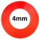 Cinta Adhesiva Doble Cara Transparente 4mm 50m