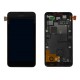 Pantalla Completa con Marco para Nokia Lumia 530 negra