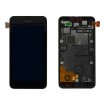 Pantalla Completa con Marco para Nokia Lumia 530 negra