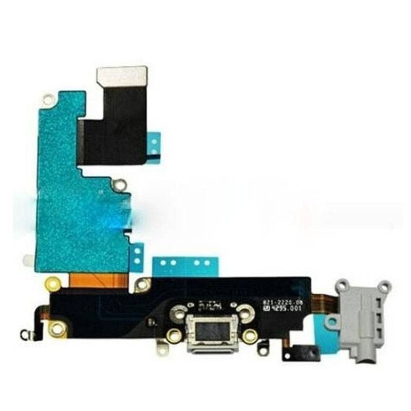 Flex Conector de carrega Jack audio gris iPhone 6 Plus