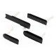 Set de 4 tapas Sony Xperia Z C6602 C6603 L36H negras