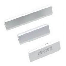 Conjunto de Tapa Lateral para Sony Xperia Z1 gris