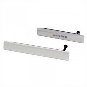 Conjunto de Tapa Lateral para Sony Xperia Z2 em cor gris