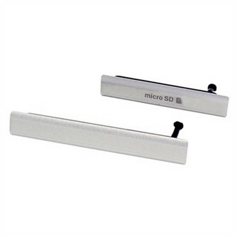 Conjunto de Tapa Lateral para Sony Xperia Z2 en color gris