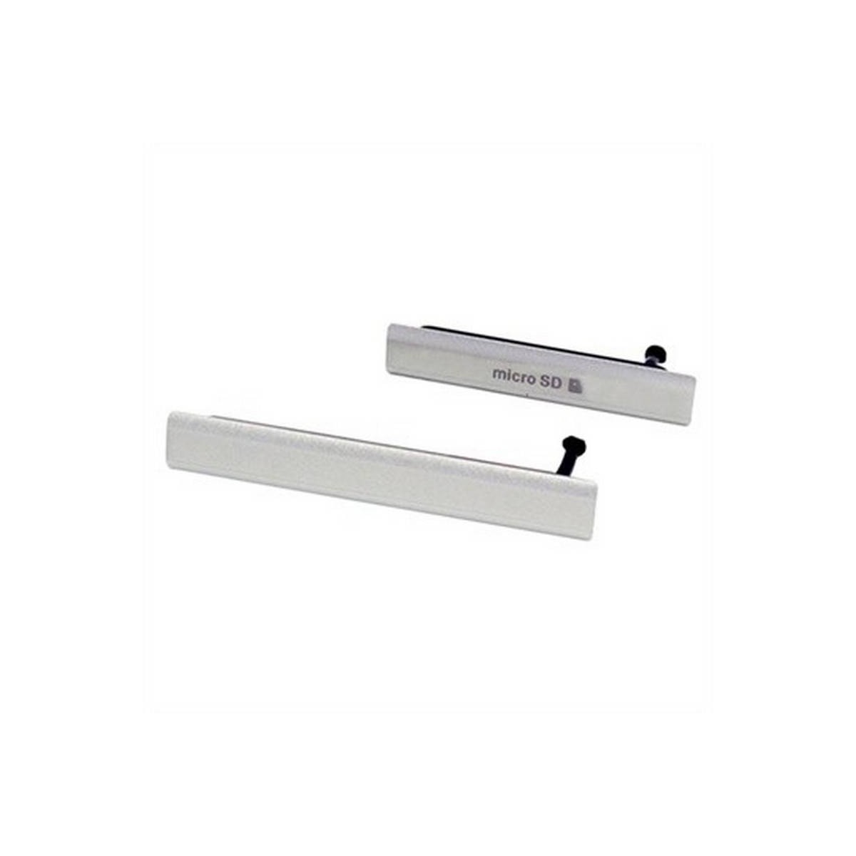 Conjunto de Tapa Lateral para Sony Xperia Z2 em cor gris