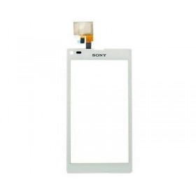 Ecrã tactil para sony xperia L S36H cor branca.