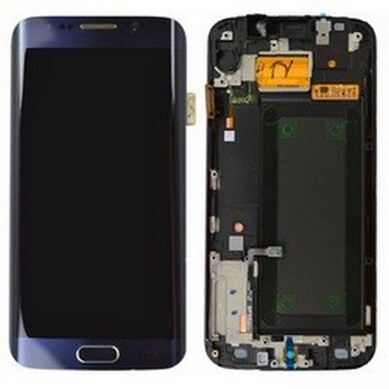 Pantalla completa con marco Samsung Galaxy S6 EDGE G925F azul