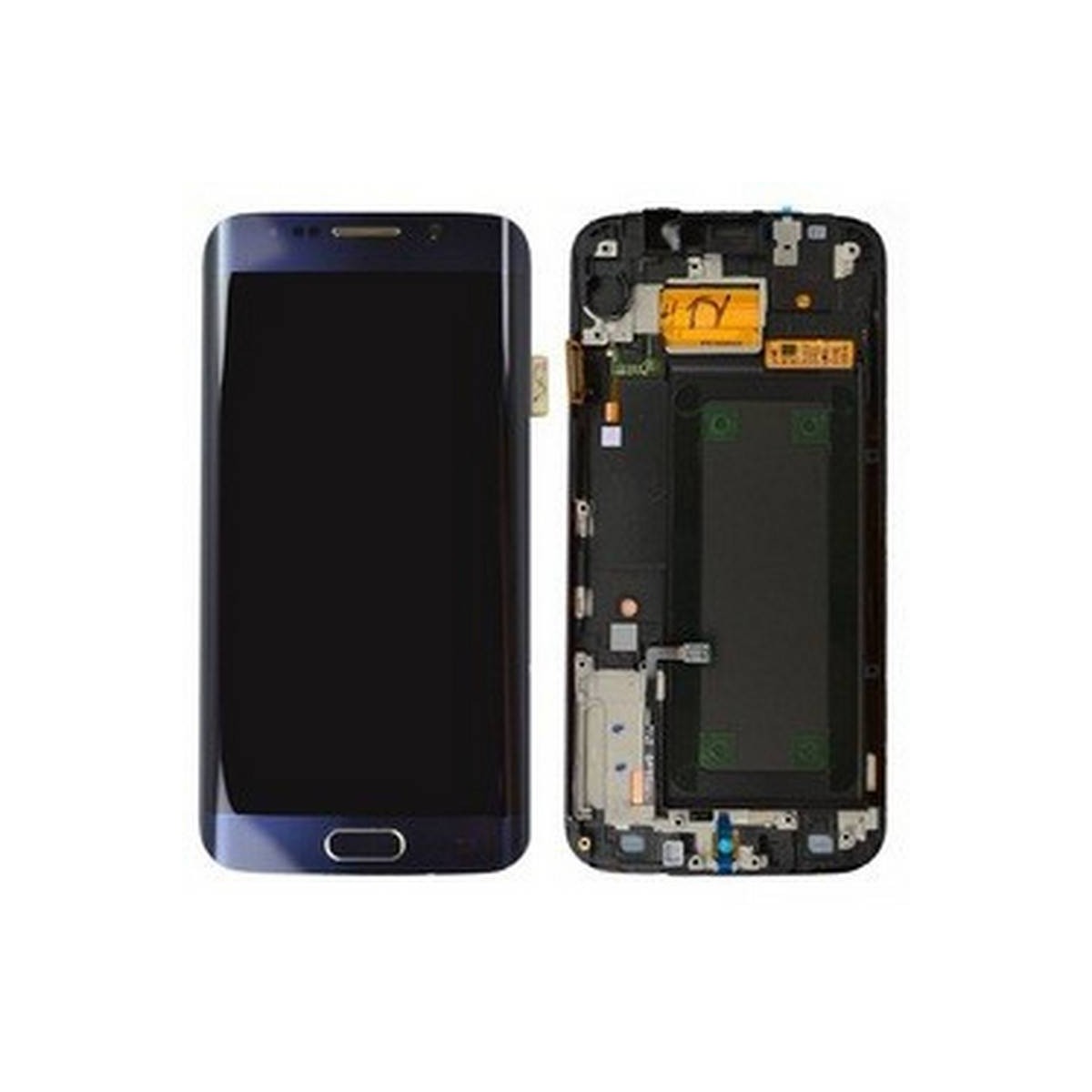 Pantalla completa con marco Samsung Galaxy S6 EDGE G925F azul