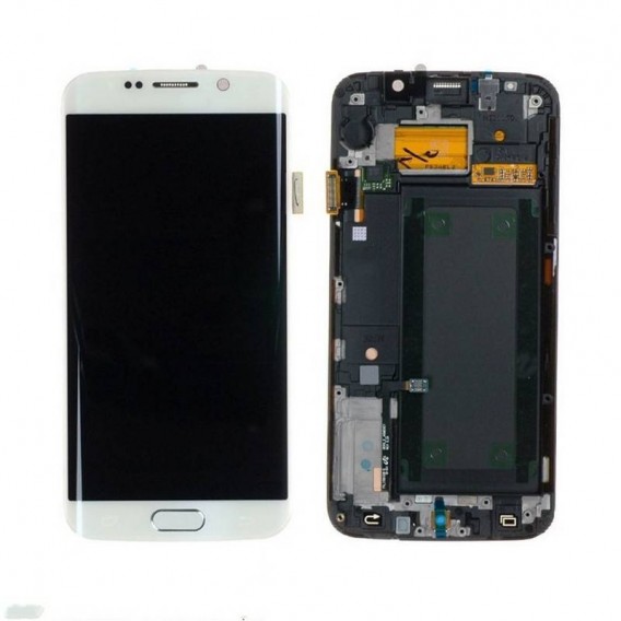 Pantalla Completa con marco Samsung Galaxy S6 EDGE G925Fblanco