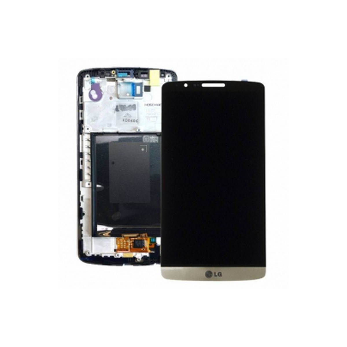 Ecrã Completa com marco LG G3 D855 ORO