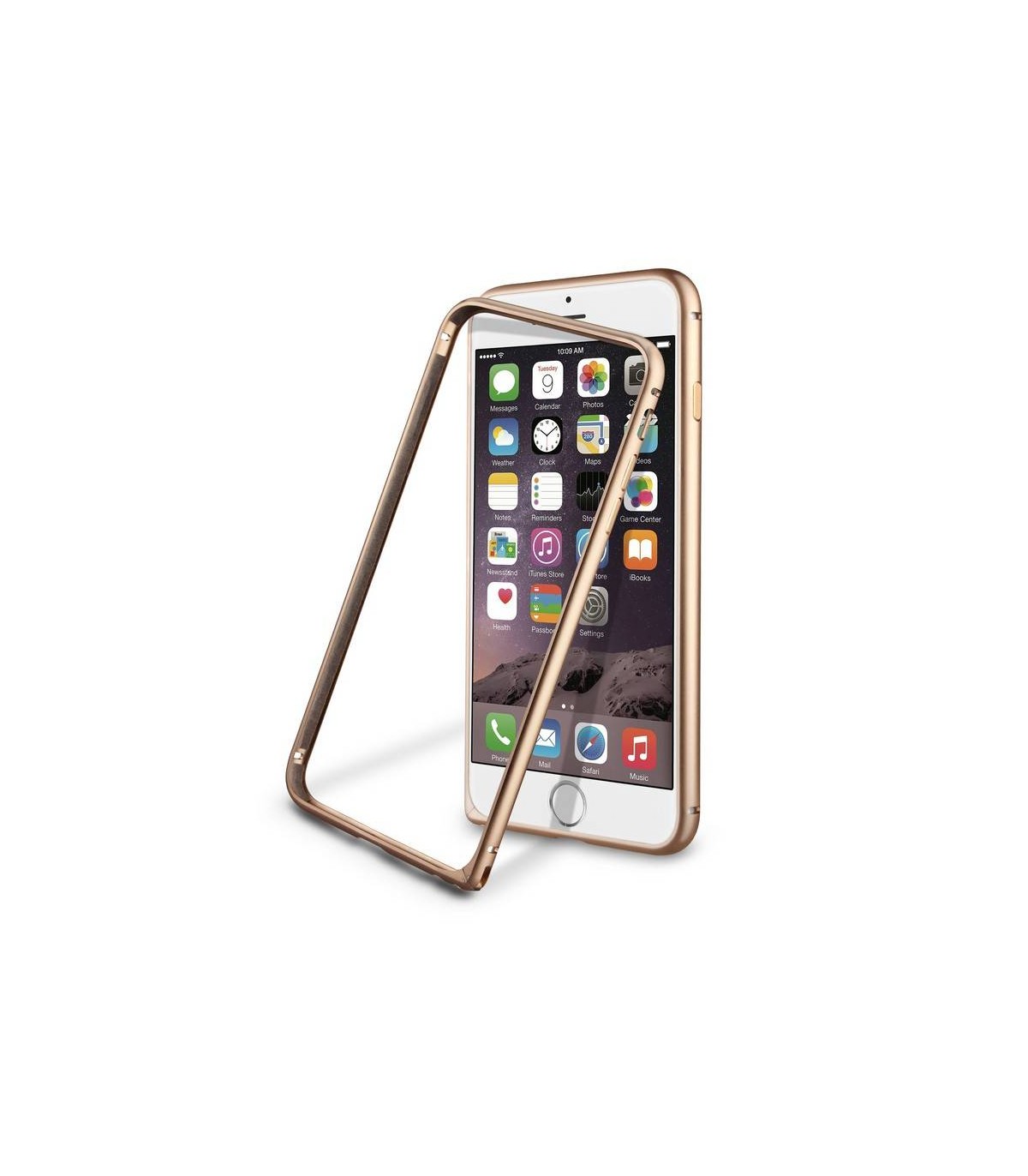 Funda Bumper Dorada Aluminio Apple iPhone 6 Plus 