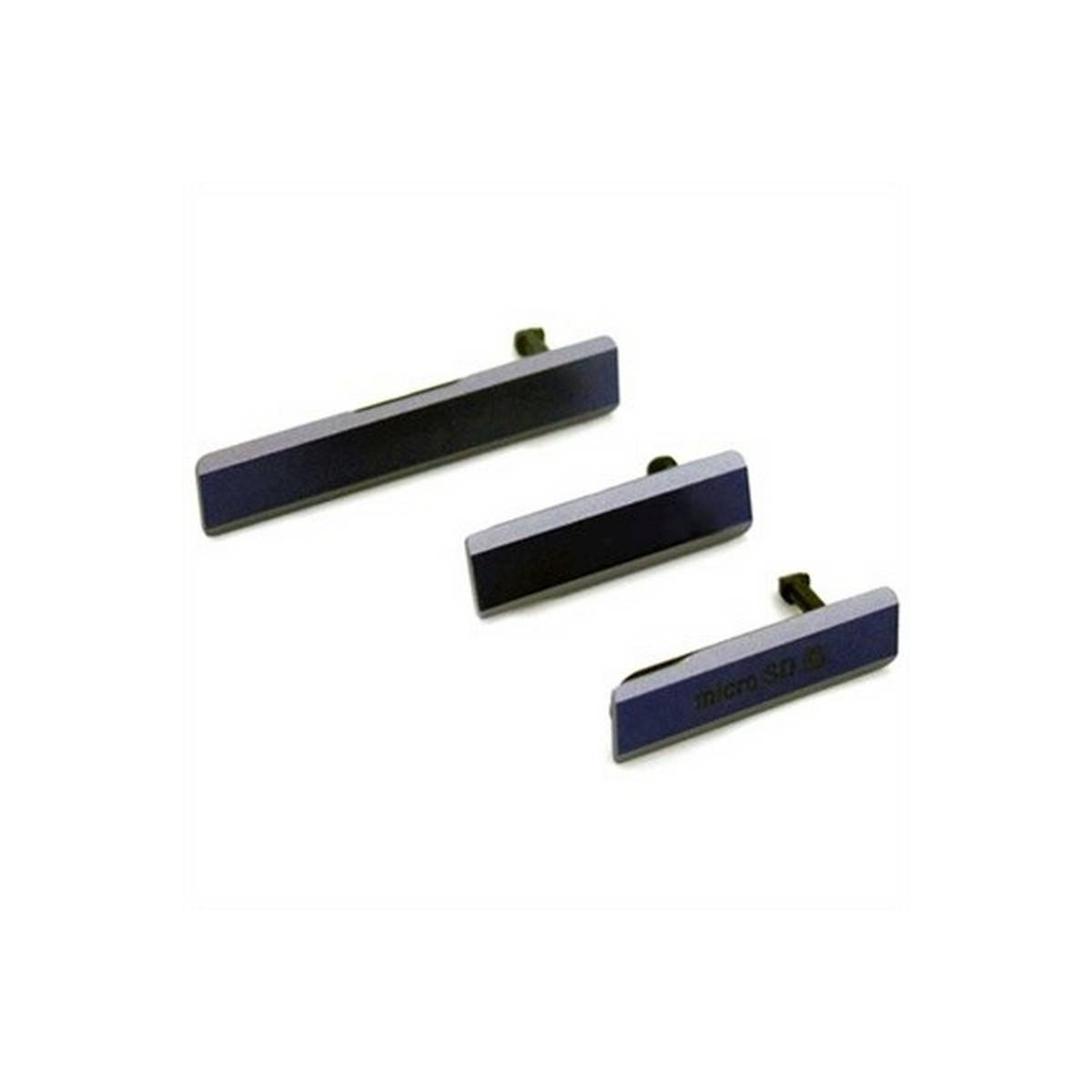 Conjunto de Tapa Lateral para Sony Xperia Z1 en color negro