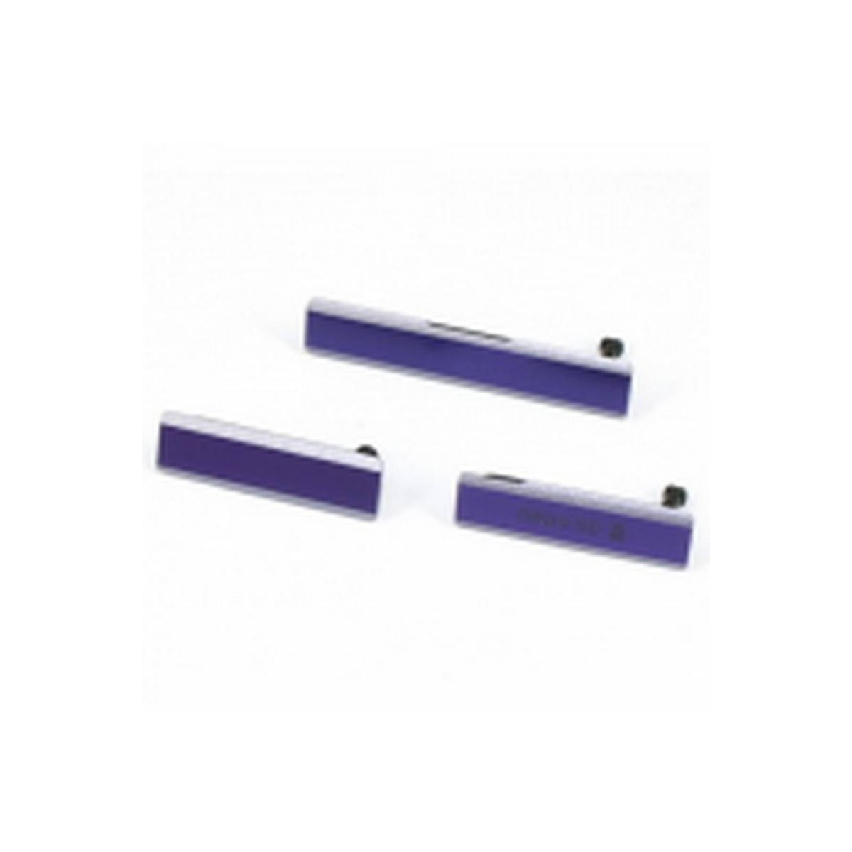 Conjunto de Tapa Lateral para Sony Xperia Z1 en color morado