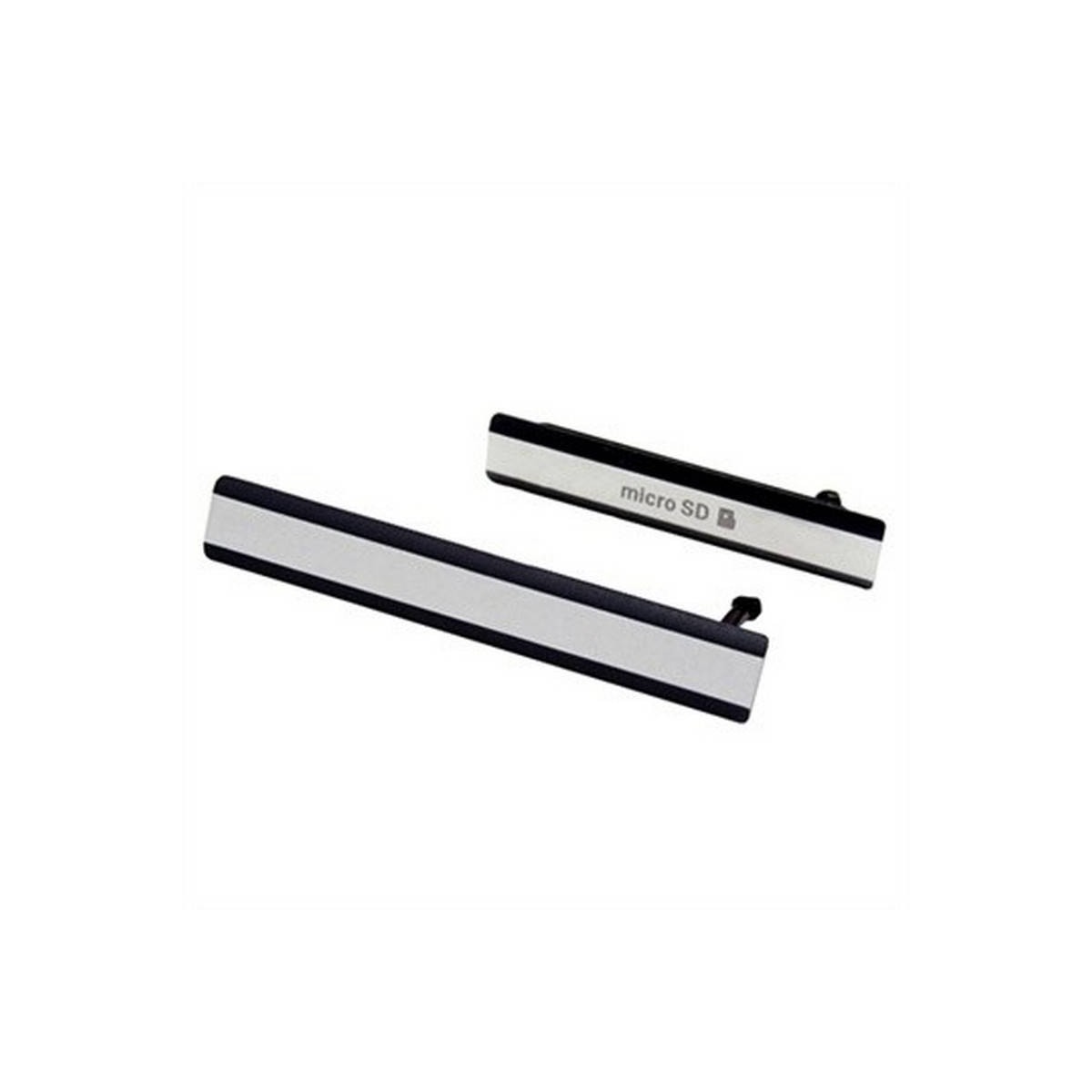 Conjunto de Tapa Lateral para Sony Xperia Z2 em cor preto