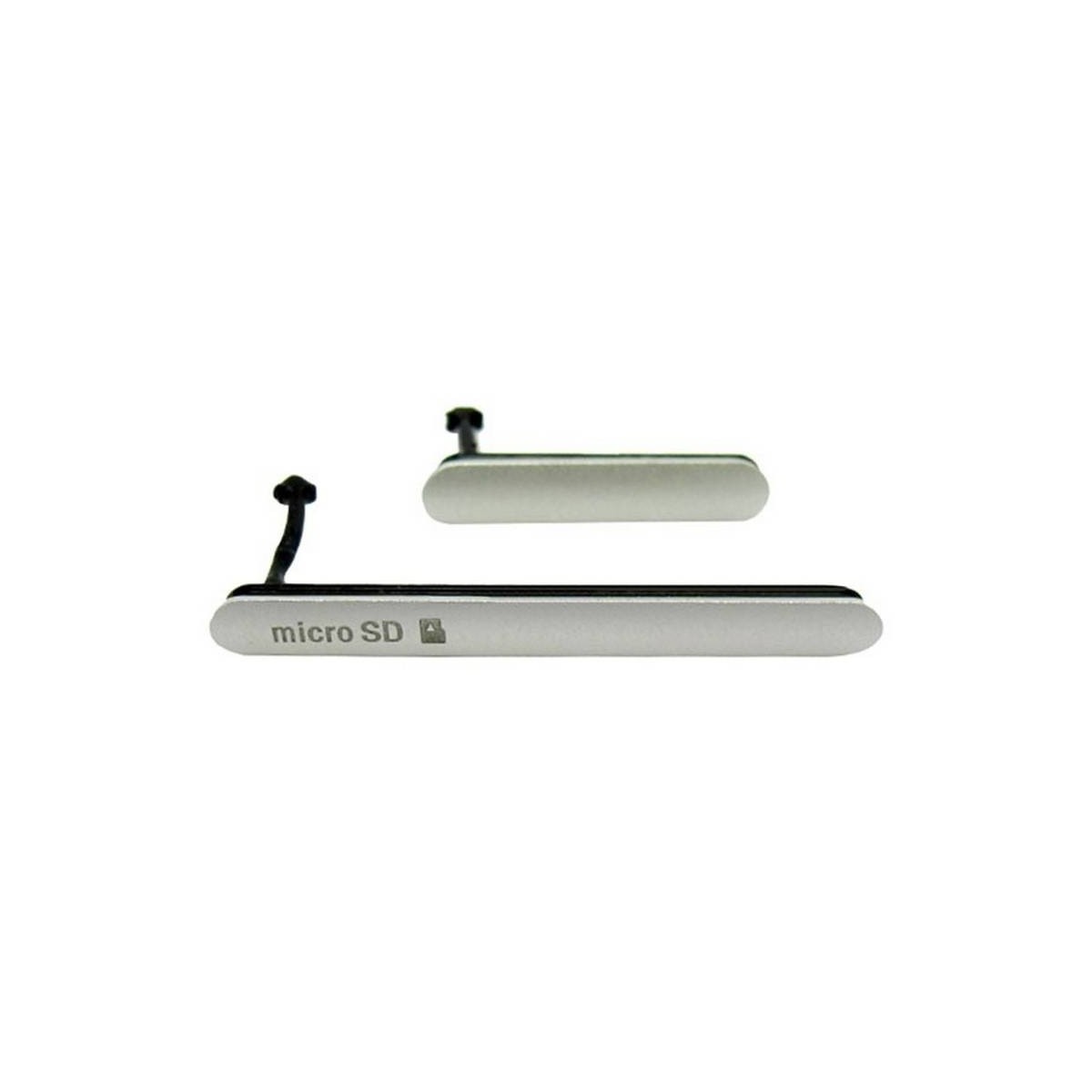 Kit de Tapa Lateral para Sony Xperia Z3 Plateado