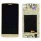 Pantalla completa con marco LG G3 mini D722 oro