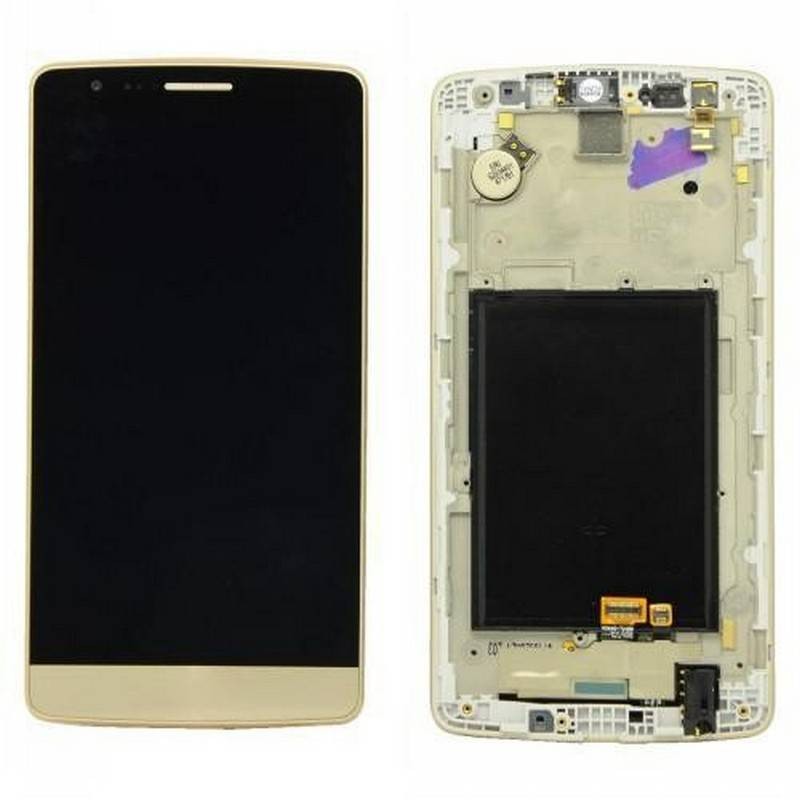 Ecrã completa com marco LG G3 mini D722 ouro