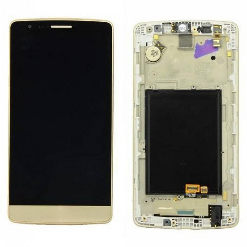 Pantalla completa con marco LG G3 mini D722 oro