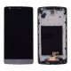 Pantalla completa con marco LG G3 mini D722 negra