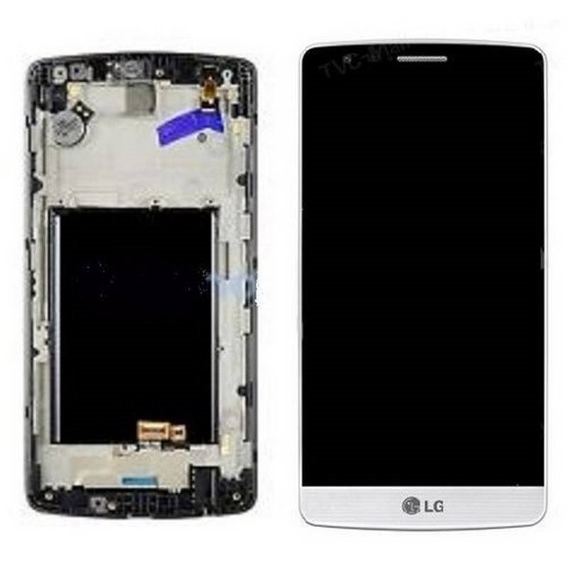 Pantalla completa con marco LG G3 mini D722 blanca