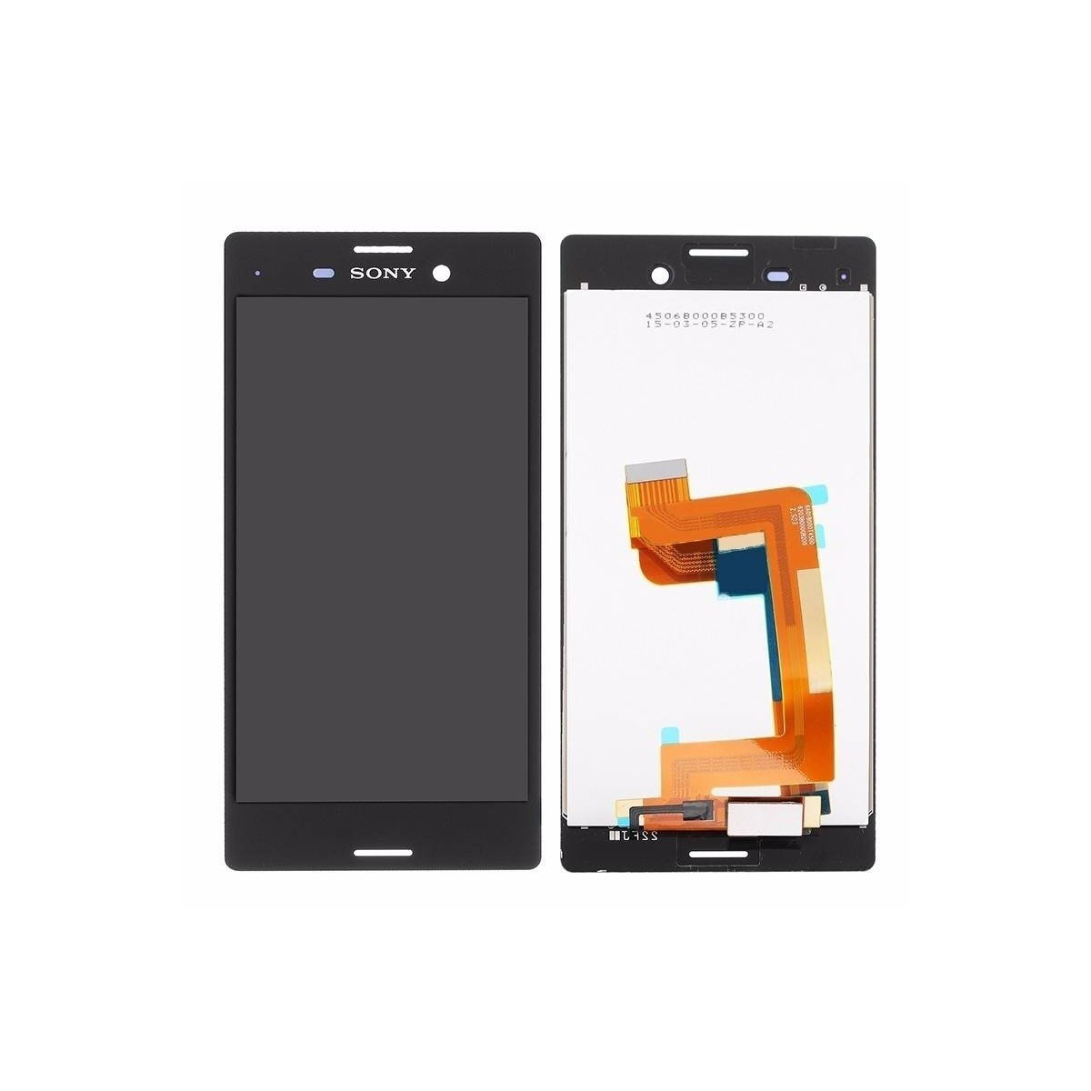 Pantalla completa sin marco Xperia M4 Aqua negra