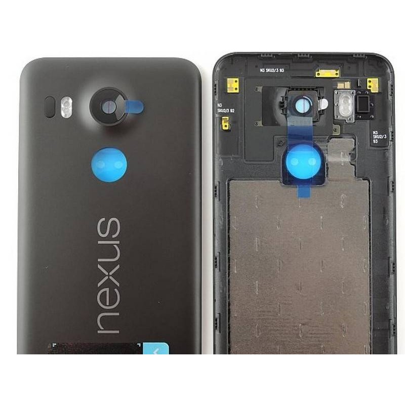 Carcaça Tapa Traseira de Bateria LG Nexus 5X H791Preta