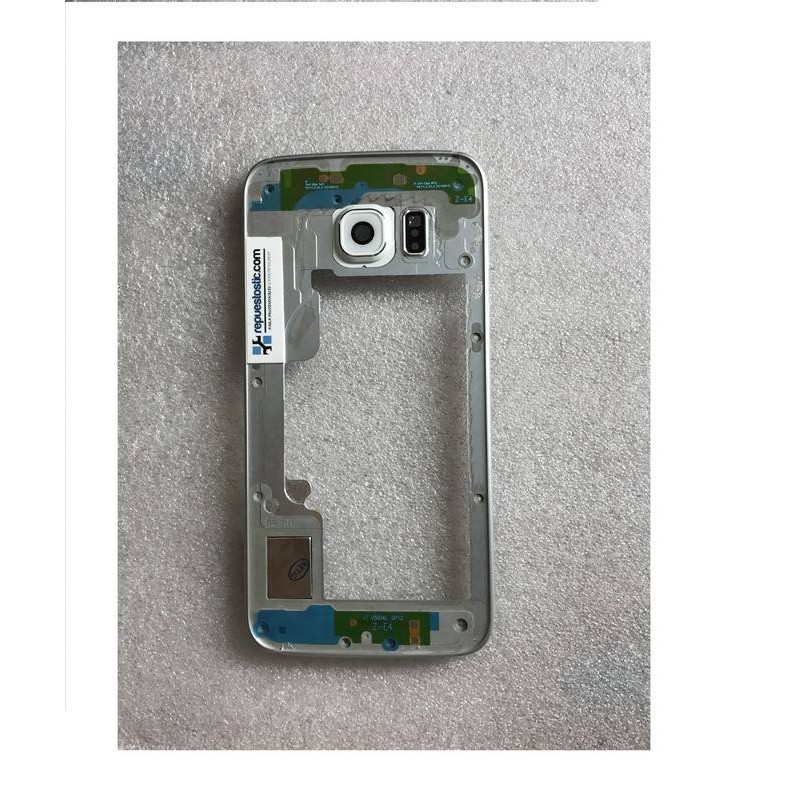 Chasis central para Samsung Galaxy S6 Edge G925F Prata Remanufacturado 