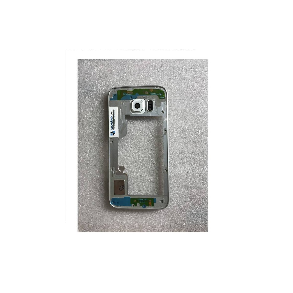 Chasis central para Samsung Galaxy S6 Edge G925F Prata Remanufacturado 