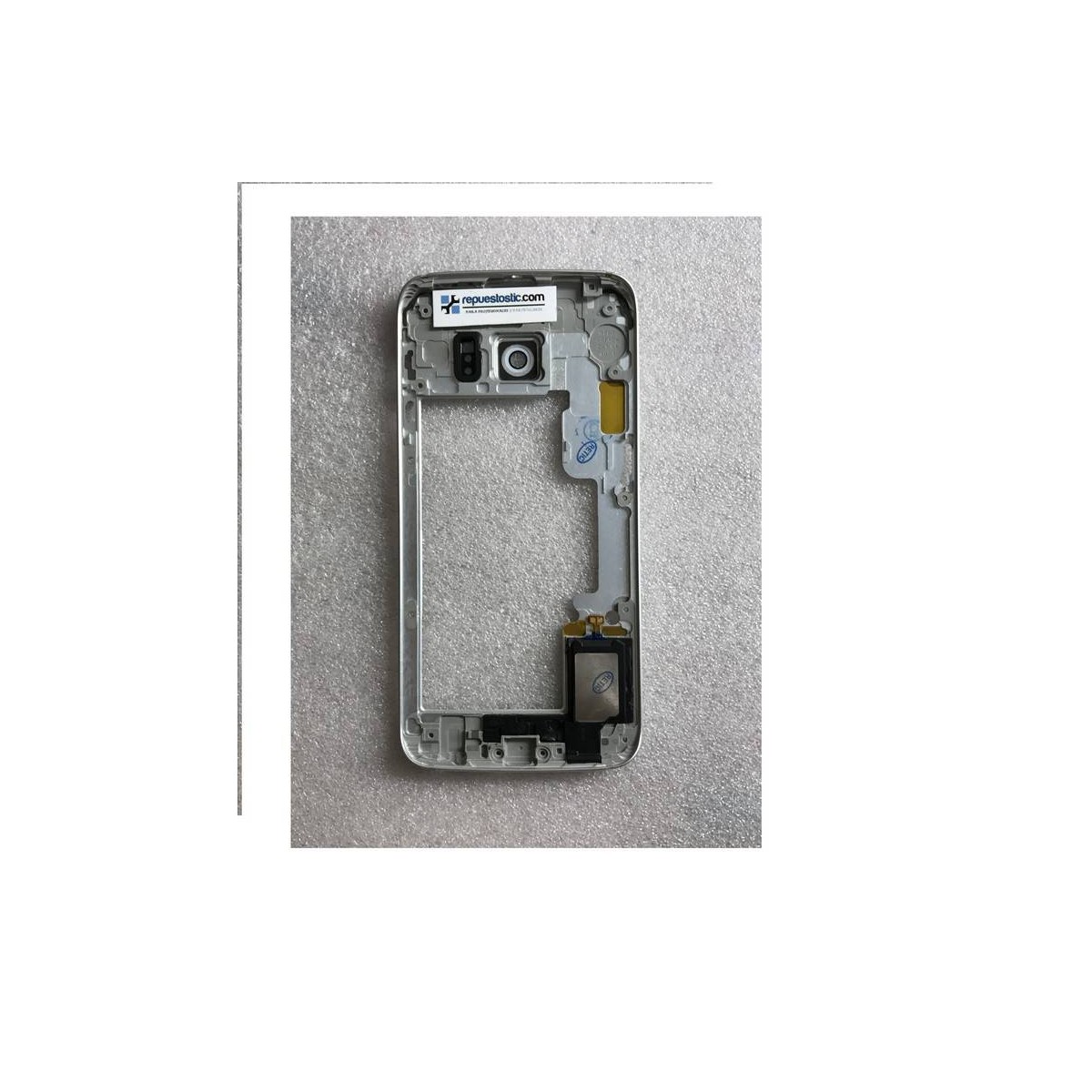 Chasis central para Samsung Galaxy S6 Edge G925F Prata Remanufacturado 