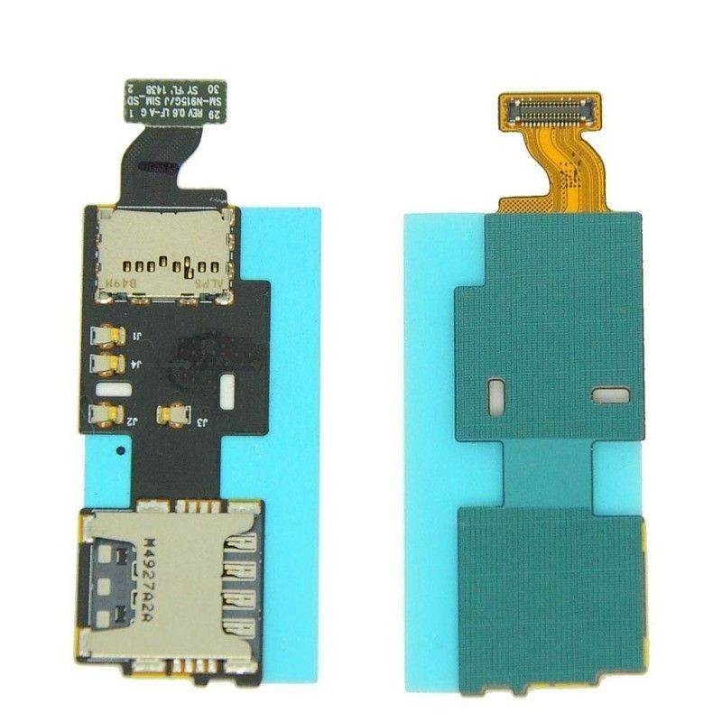 Flex leitor sim e microSD Samsung Galaxy Note 4 Edge N915F