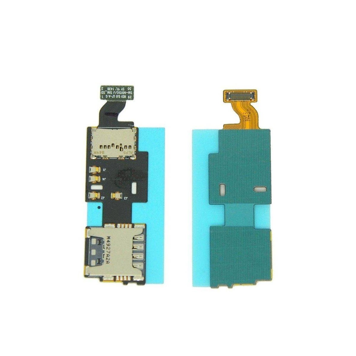 Flex leitor sim e microSD Samsung Galaxy Note 4 Edge N915F