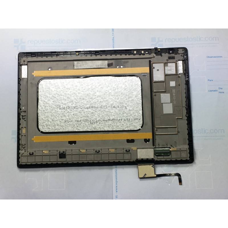 Pantalla completa con marco original Bq Aquaris E10 (version wifi)