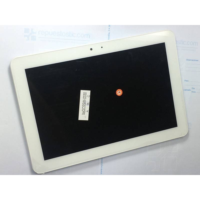 Pantalla completa Original Bq Edison 3 de 10.1 blanca