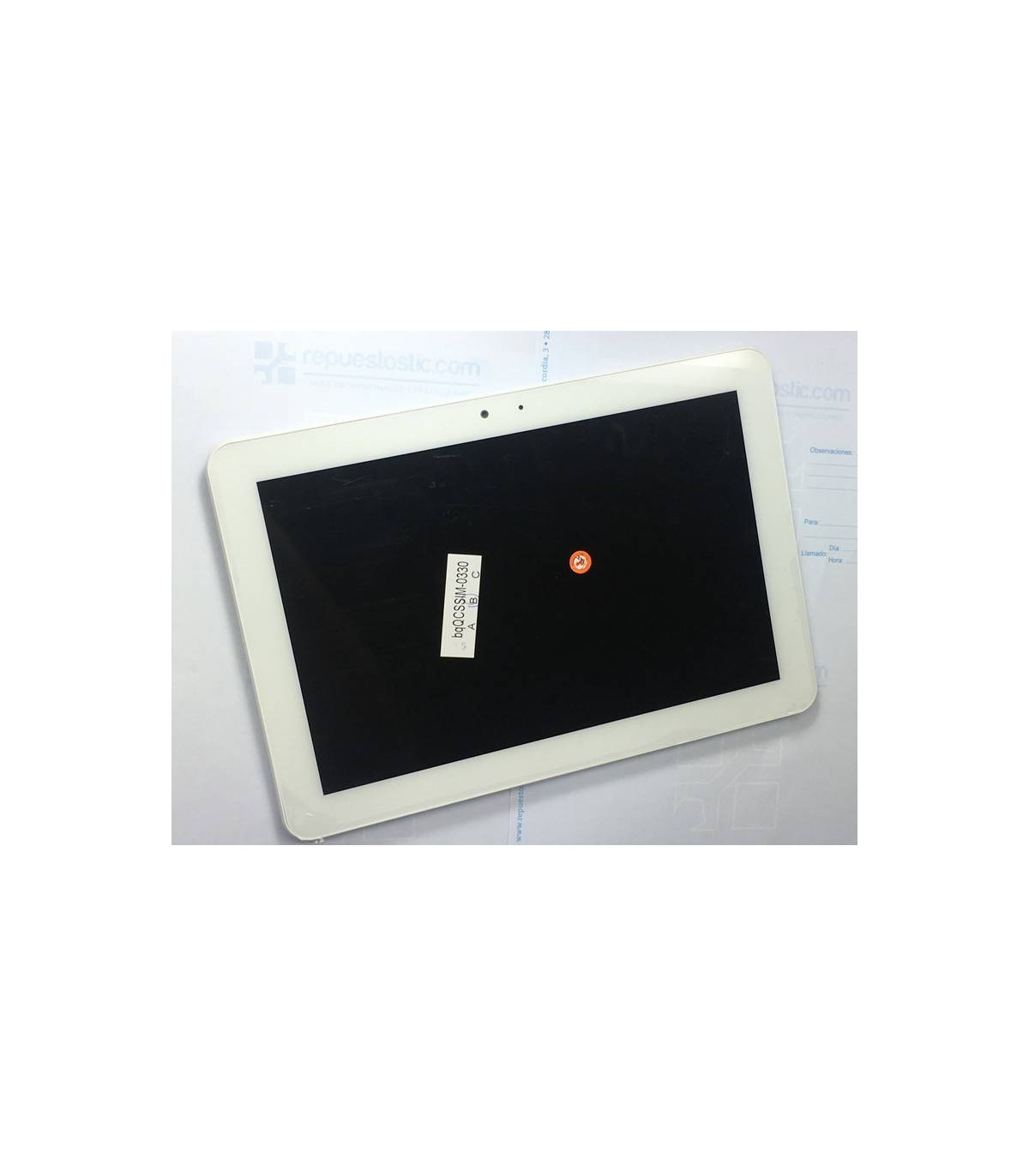 Pantalla completa Original Bq Edison 3 de 10.1 blanca