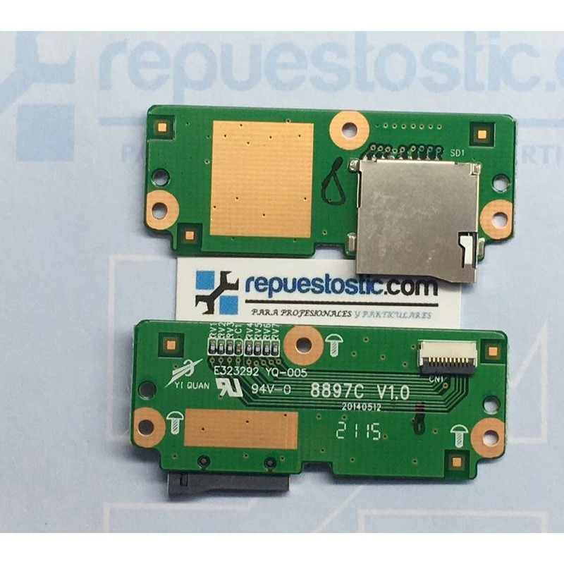 Lector de tarjeta micro SD Original Bq Edison 3 modelo wifi 