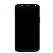 Ecrã Motourola Nexus 6 com carcaça frontal, marco em cor preto, XT1100 preta