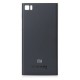 Carcaça traseira preta para Xiaomi MI3 - Versão: TD-SCDMA