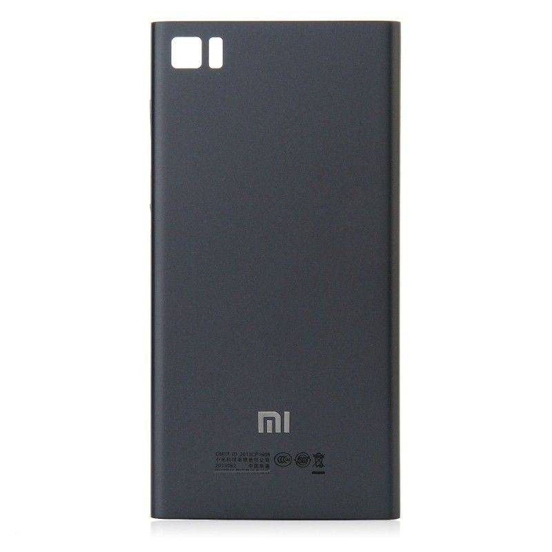 Carcaça traseira preta para Xiaomi MI3 - Versão: TD-SCDMA