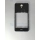 Carcaça central traseira preta para Xiaomi Redmi Note 2