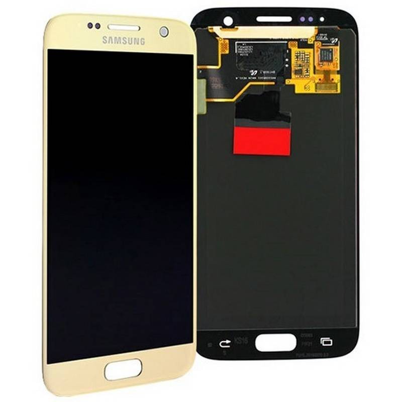 Pantalla completa color ORO Samsung Galaxy S7, G930F ORIGINAL