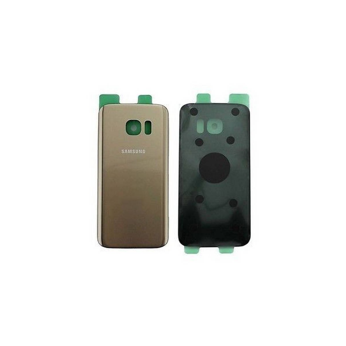 carcasa trasera dorada, para Samsung Galaxy S7, G930F