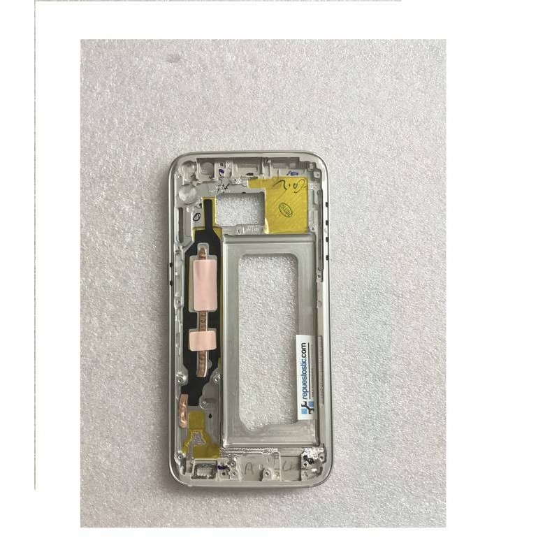 Carcaça central dourada para Samsung Galaxy S7, G930F Remanufacturada