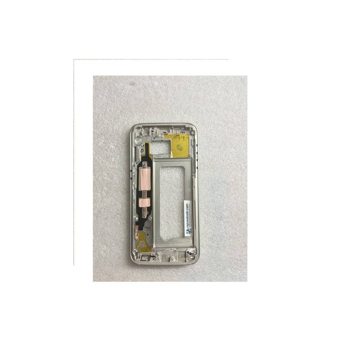 Carcaça central dourada para Samsung Galaxy S7, G930F Remanufacturada