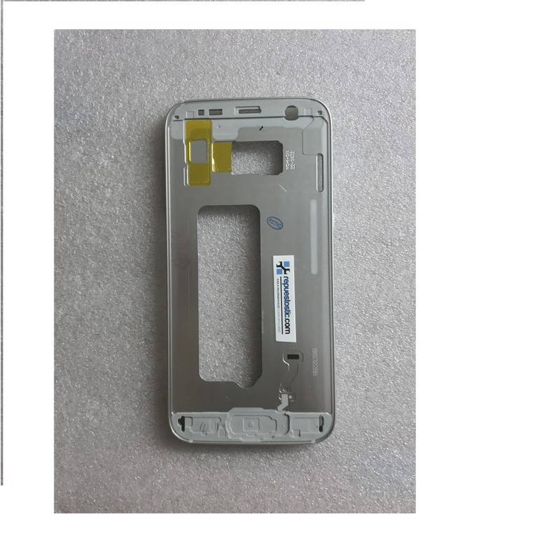 Carcaça central Prateada para Samsung Galaxy S7, G930F Remanufacturada